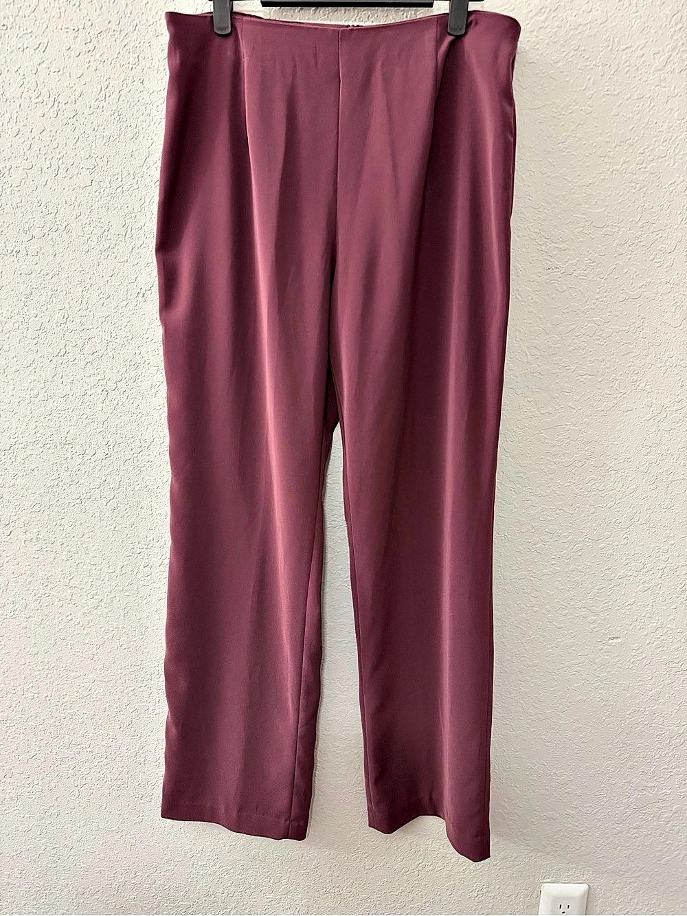 Rebecca Taylor Straight Leg Pants in Purple Size 10 Like New